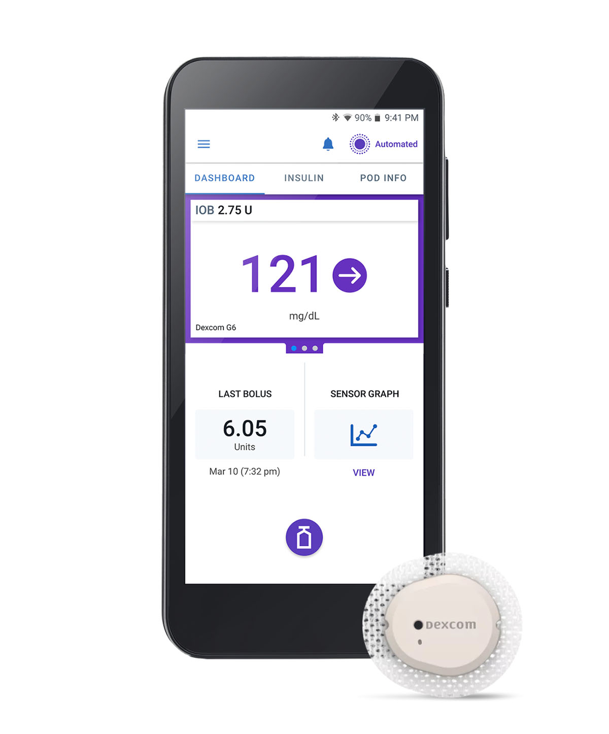 Omnipod 5 Dexcom G7 with Adhesive