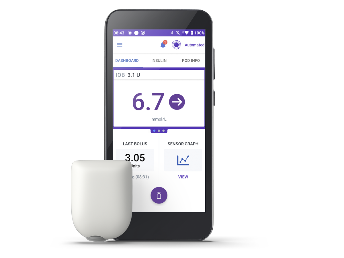 Omnipod 5 Controller and Pod