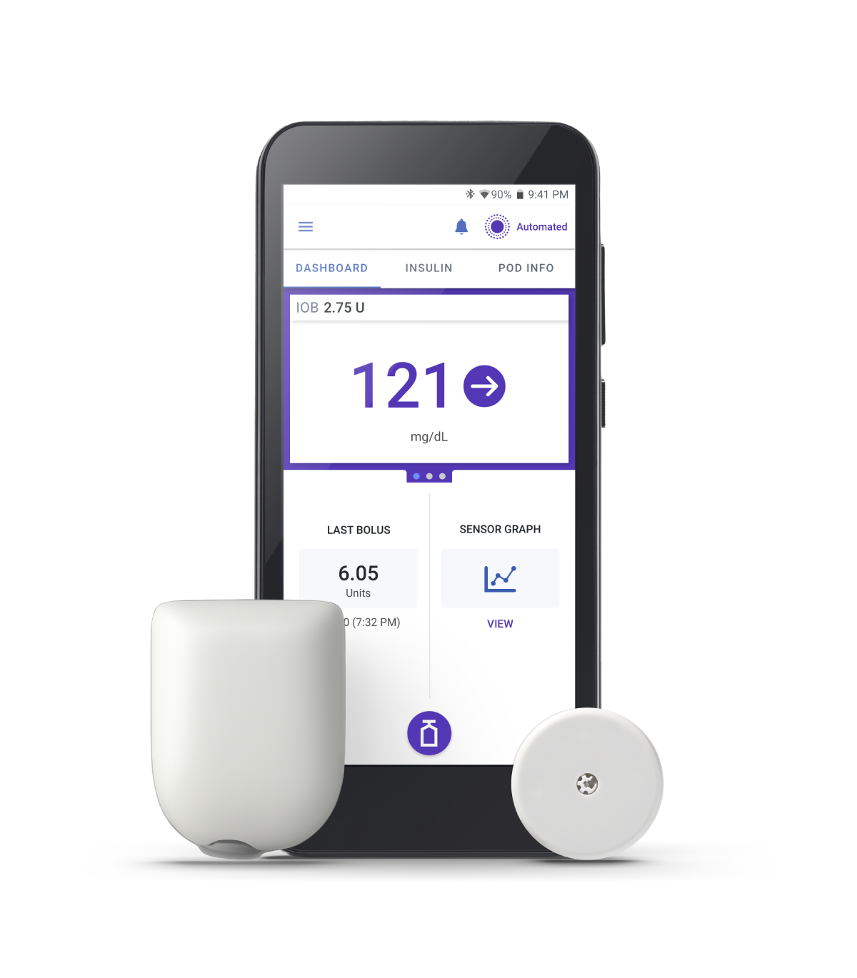 Omnipod 5 with Pod