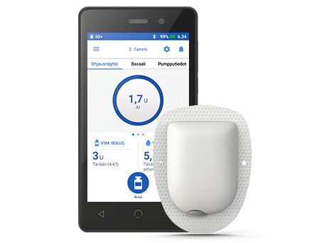 Omnipod 5 PDM and Pod image